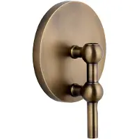 STOFF Nagel kynttilänjalka seinä Bronzed brass.