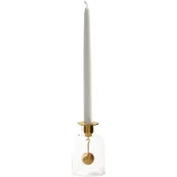 Klong - Bell Kynttilänjalka Messinki/Lasi 12 cm