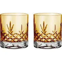 Frederik Bagger - Crispy Lowball Lasi 38 cl 2 kpl Keltainen