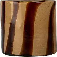 By On - Calore Kynttilälyhty 15x15 cm Beige/Ruskea