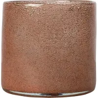 By On Calore kynttilälyhty-maljakko M Ø15 cm Rusty red