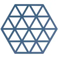 Zone Denmark - Hexagon Pannunalunen Silikoni 16 cm Denim
