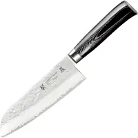 Tamahagane SAN Tsubame Santoku-veitsi, 17,5 cm
