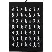 Solstickan Design Solstickan keittiöpyyhe 50 x 70 cm Musta-valkoinen