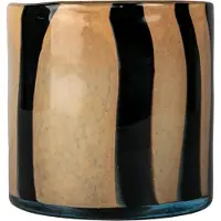 By On Calore kynttilälyhty-maljakko M Ø15 cm Black-beige