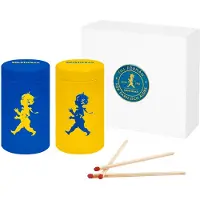Solstickan Design - Tulitikut Lahjapakkaus 2 kpl Keltainen/Sininen