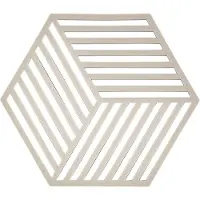 Zone - Hexagon Pannunalunen Silikoni 16 cm Harmaa