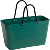 Hinza - Green Plastic Laukku 15L Tummanvihreä