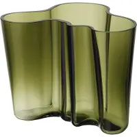 Iittala Aalto maljakko 160 mm, sammaleenvihreä