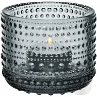 Iittala - Kastehelmi Kynttilälyhty 6,4 cm Harmaa
