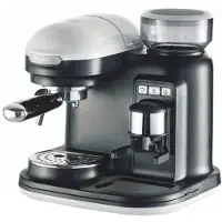 Ariete Moderna-espressokone ja kahvimylly, valkoinen