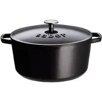 Sabor - Valurautapata 24 cm 4,4 L Musta
