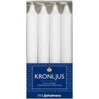 LILJEHOLMENS - Kruunukynttilä 20,6 cm 8 kpl Valkoinen