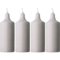 LILJEHOLMENS - Kupé Pöytäkynttilä 11 cm 4 kpl Harmaa