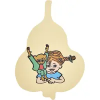 Muurla Pippi Chop & Serve leikkuulauta 21x30 c Hedelmät