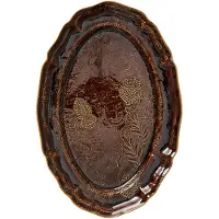 Sthål - Arabesque Tarjoiluastia 49x32 cm Coffee