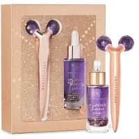 Crystallove Amethyst 3D lift & sculpt setti - kohottava hierontalaite ja seerumi - rajoitettu erä