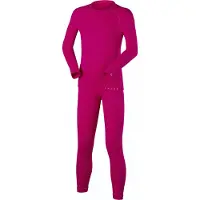 Falke Kids' Functional Underwear Maximum Warm Berry Kerrasto setit 146-152