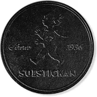 Solstickan Design Solstickan pannunalunen Ø 19 cm Musta