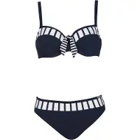 Sunflair Bikini laivastonsininen / valkoinen
