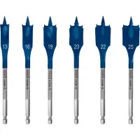 Bosch Lattaporasarja Expert Self Cut Speed 13/16/19/20/22/25 mm, 6 kpl