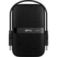 Silicon Power Armor A60, 1 TB, 2.5", 3.2 Gen 1 (3.1 Gen 1), Musta (SP010TBPHDA60S3A)