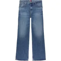 Tommy Hilfiger Farkut 'Mia Mid Rise Relaxed Straight' sininen denim