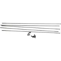 Massi Venom Replica Carbon 2 Spokes Front/rear 5 Units Musta