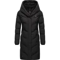 Ragwear Pitkä talvitakki 'Natalka' musta