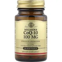 Solgar - Megasorb CoQ-10 - Koentsyymi Q10 - Kaneka 100 mg (30 kapselia)