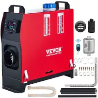Vevor 12 V 5 kW diesellämmitin, monitoiminen dieselilmalämmitin LCD-kytkimellä ja kaukosäätimellä, dieselilmalämmitin, pysäköintilämmittimen äänenvaimennin, diesellämmitin kuorma-autoihin, autoihin, v