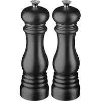 Le Creuset salt and pepper mill set, matt black, set of 2