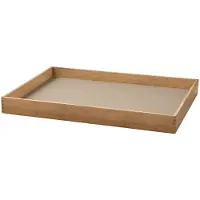 Lind DNA - Even Leather Nupo Tarjotin medium 28x36 cm Clay Brown