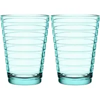Iittala - Aino Aalto Juomalasi 33 cl 2 kpl Vedenvihreä