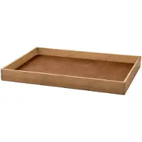 Lind DNA - Even Leather Nupo Tarjotin medium 28x36 cm Nature