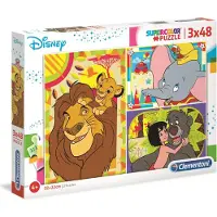 Clementoni Disney Classic Puzzle 3x48 Pieces Monivärinen