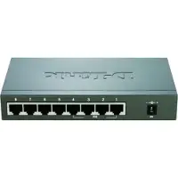 D-Link Switch 8 porttia - DES-1008PA - 10/100 Mbps, mukaan lukien 4 PoE:tä tukevaa porttia