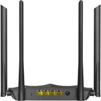 Tenda AC8, Wi-Fi 5 (802.11ac), Kaksitaajuus (2,4 GHz/5 GHz), Ethernet LAN, Musta, Pöytäreititin