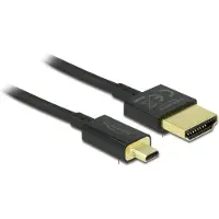DeLOCK HDMI Micro - HDMI cable 2m black (84783)