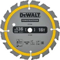 DeWalt Katkaisulaikka DT1946-QZ; 136x10 mm; Z16