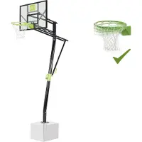 Exit Galaxy maahan asennettava koripalloteline dunk-renkaalla