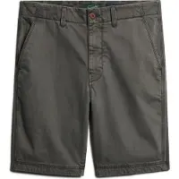 Superdry for man. M7110397A Officer grey chino shorts (32), Casual, Cotton
