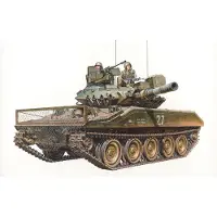 Tamiya 35365 1/35 US Airborne Tank M551 Sheridan muovinen pienoismallisarja