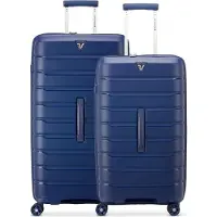 Roncato B-Flying Trunk 4-pyöräinen Matkalaukkusetti 2-osainen Sininen