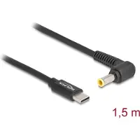 DeLOCK 87980, 1,5 m, USB C, 5.5 x 3.0 mm, 20 V, 3 A
