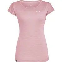 Salewa Women's Puez Melange Dry S/S Tee T-paidat Naiset koko 44 väri vaaleanpunainen