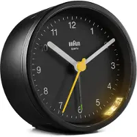 Braun BC12B Analoginen herätyskello - Musta