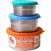 Ecolunchbox Seal Cup Trio vuotamattomat pyöreät lounasrasiat