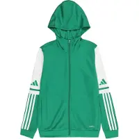 Adidas Urheilullinen collegetakki 'SQ25' ruohonvihreä / valkoinen