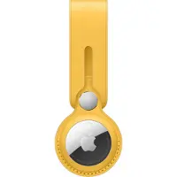 Apple AirTag Leather Loop - Meyer Lemon